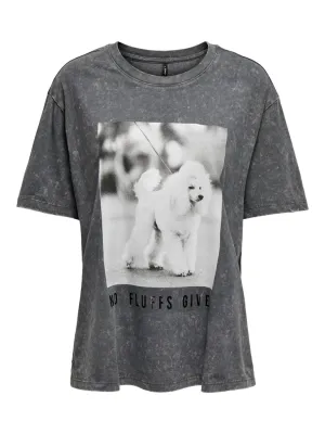 Molly Dog Tee - Sea Storm Fluffs