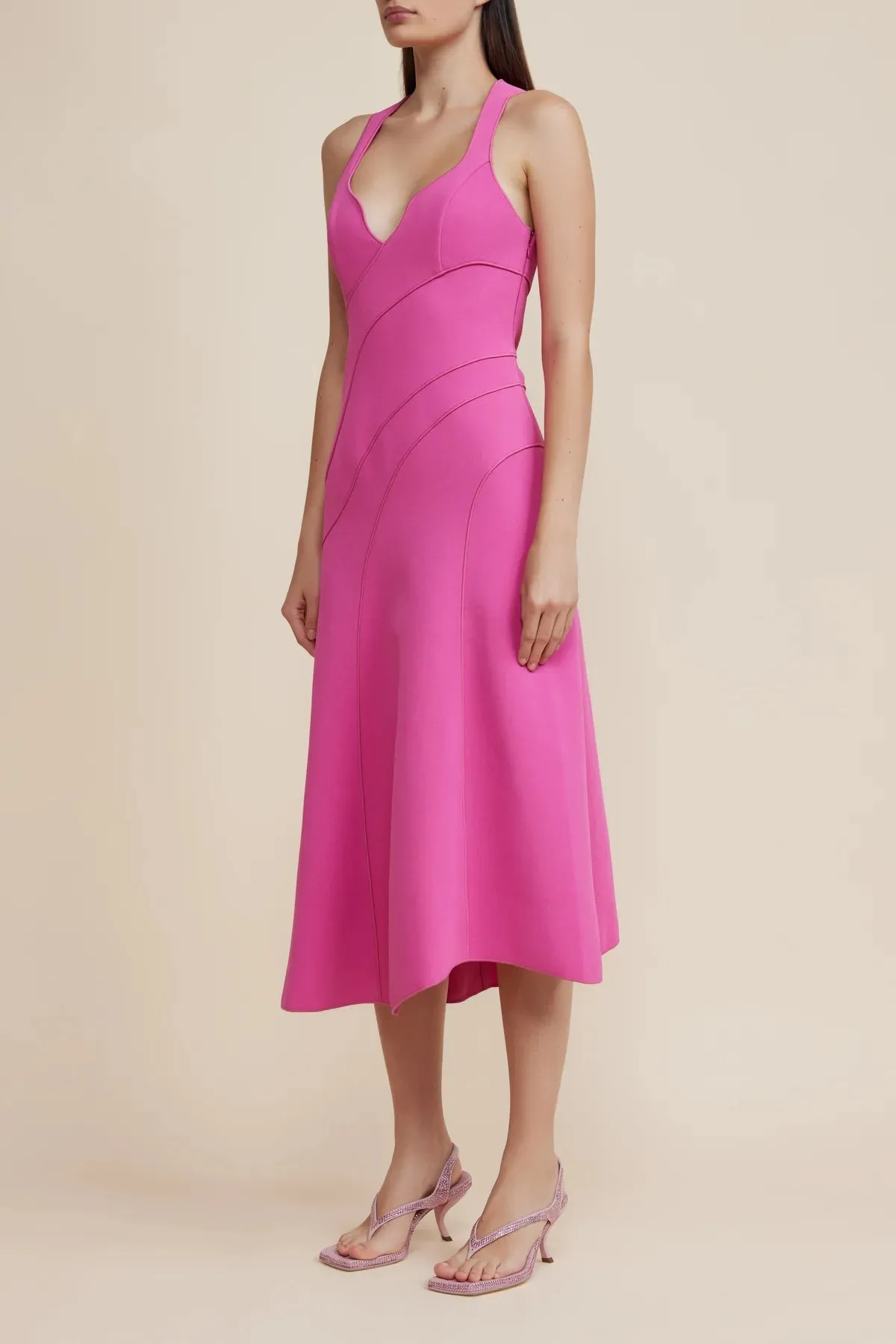 Newgate Dress Magenta