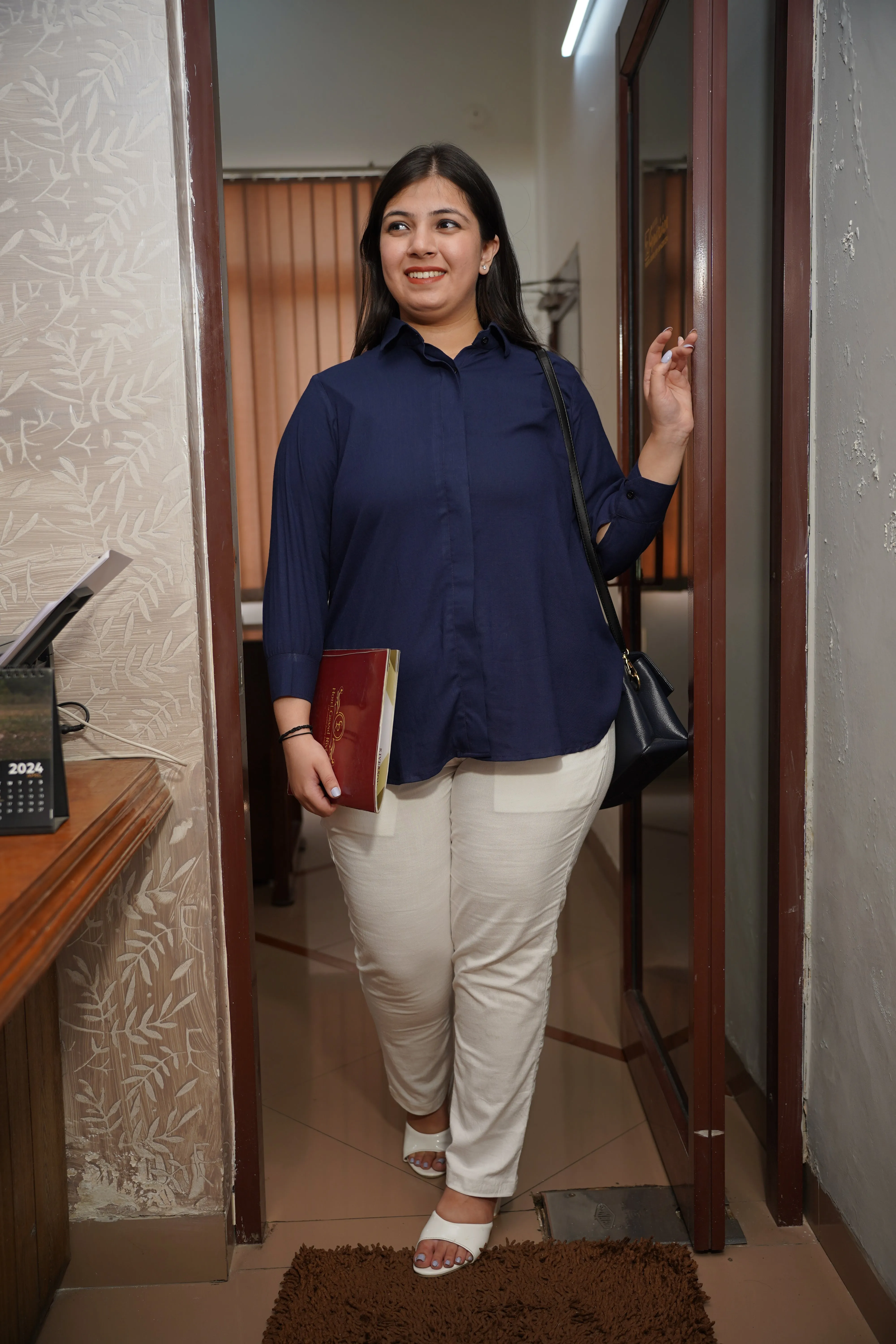 Ocean Breeze Solid Rayon Shirt