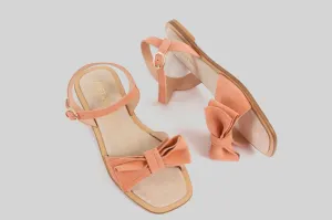 Ornella Apricot Suede Sandal