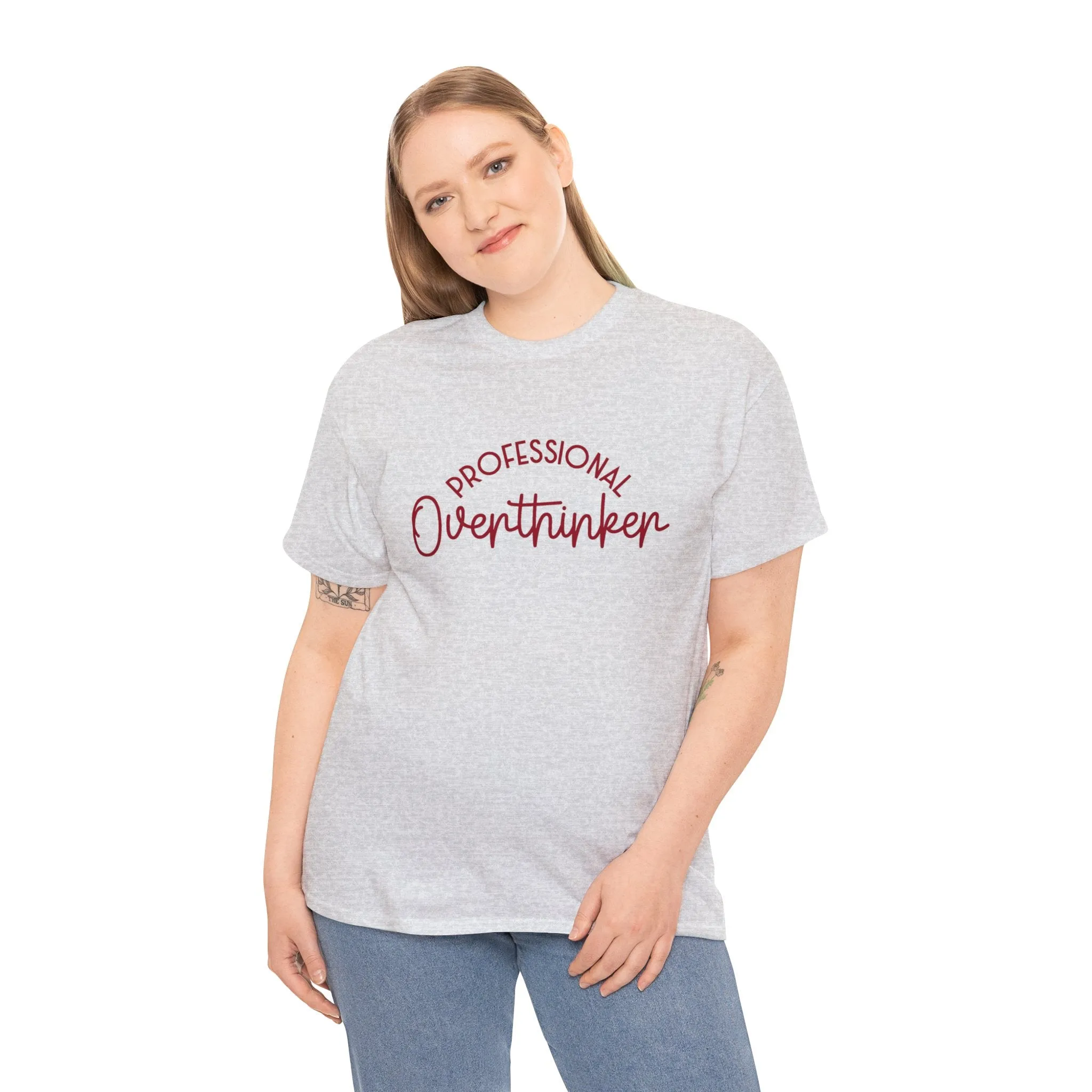 Professional Overthinker | funny anxiety quote tshirt