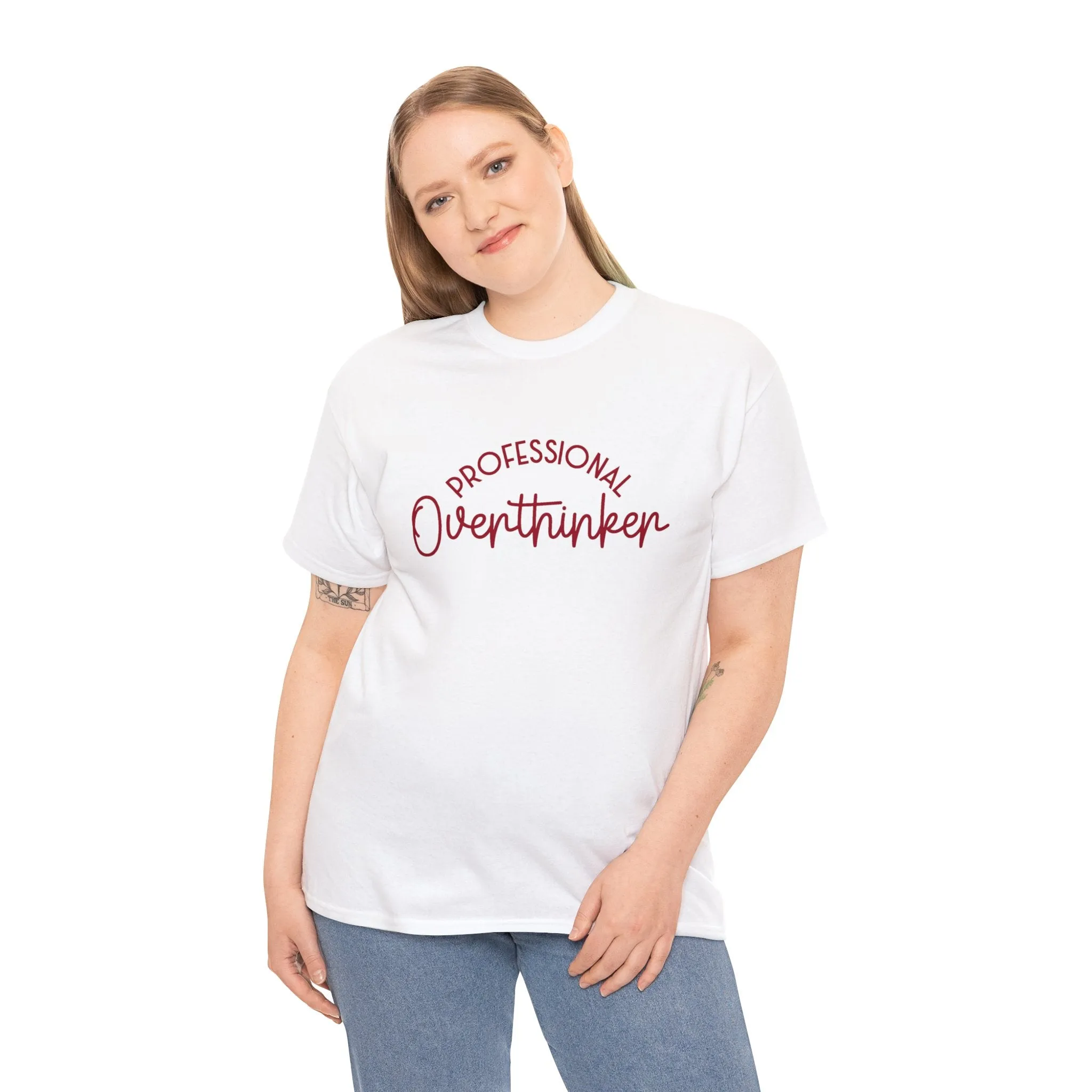 Professional Overthinker | funny anxiety quote tshirt