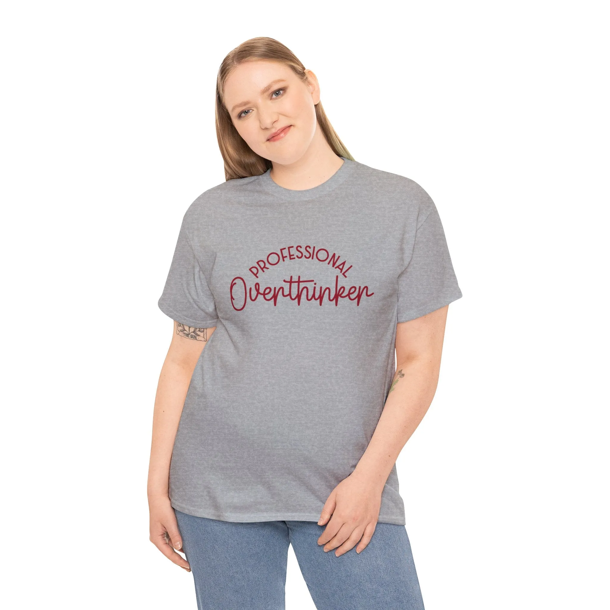 Professional Overthinker | funny anxiety quote tshirt