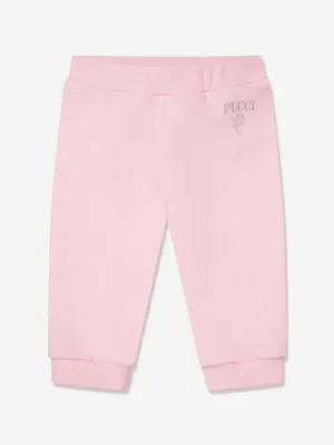 Pucci Baby Girls Logo Joggers in Pink