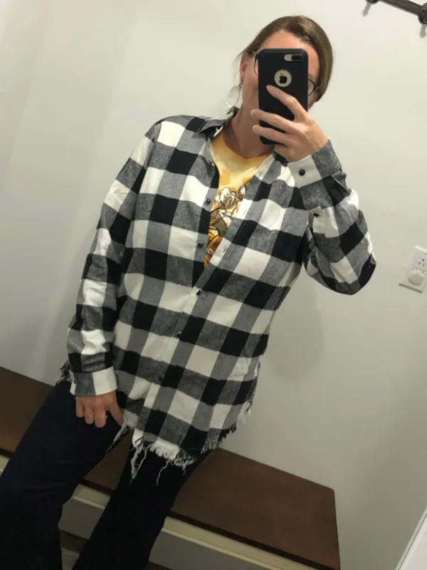 Pumpkin Silk Plaid