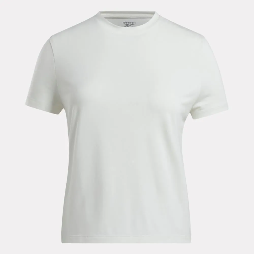 Reebok Apparel Women RBK-CHILL DreamBlend T-Shirt CHALK