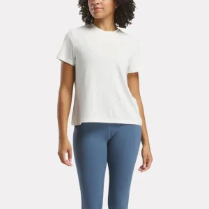 Reebok Apparel Women RBK-CHILL DreamBlend T-Shirt CHALK