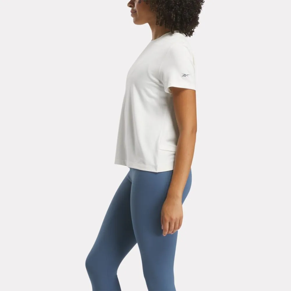 Reebok Apparel Women RBK-CHILL DreamBlend T-Shirt CHALK