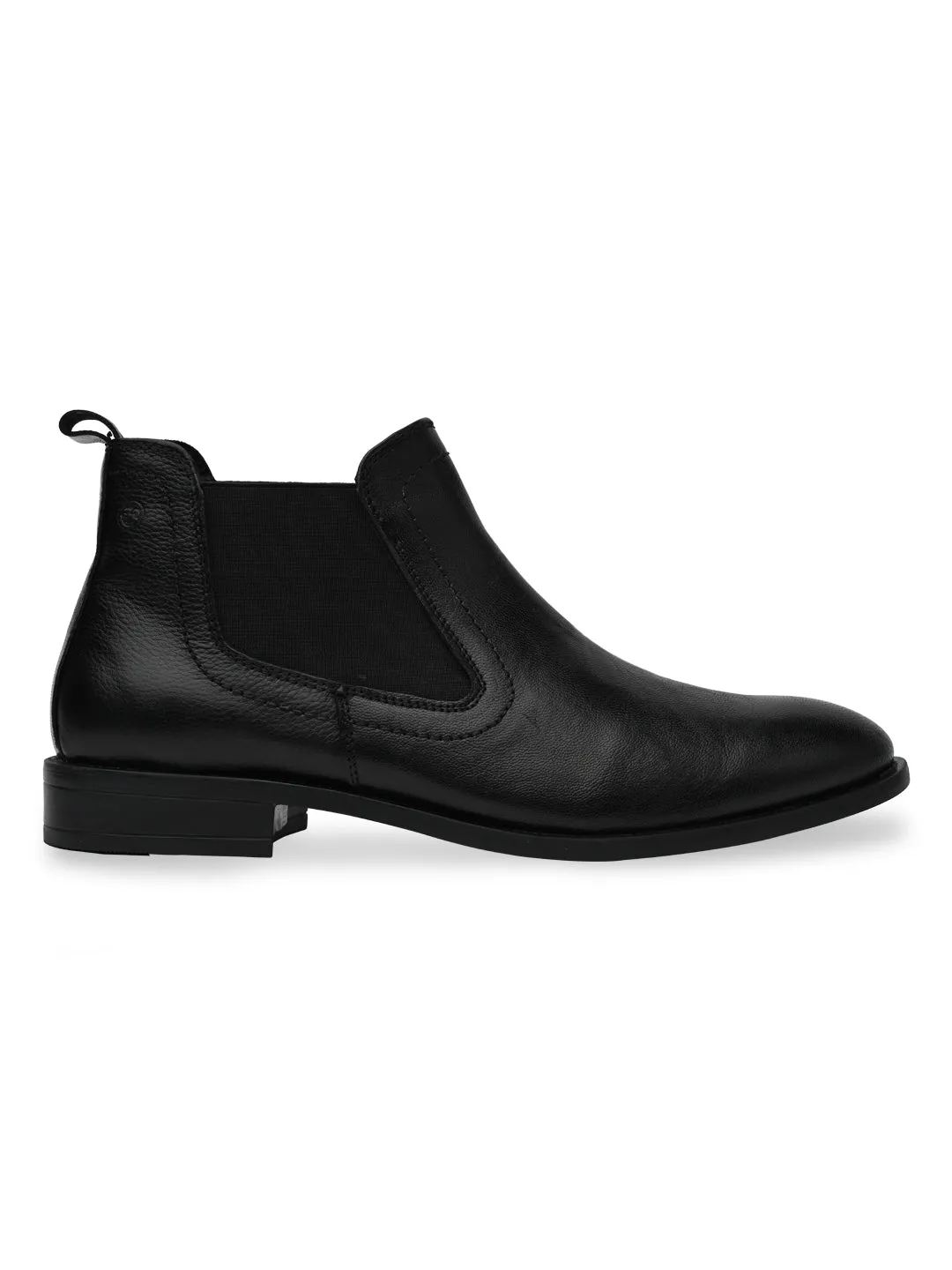 Regal Black Mens Chelsea Leather Boots
