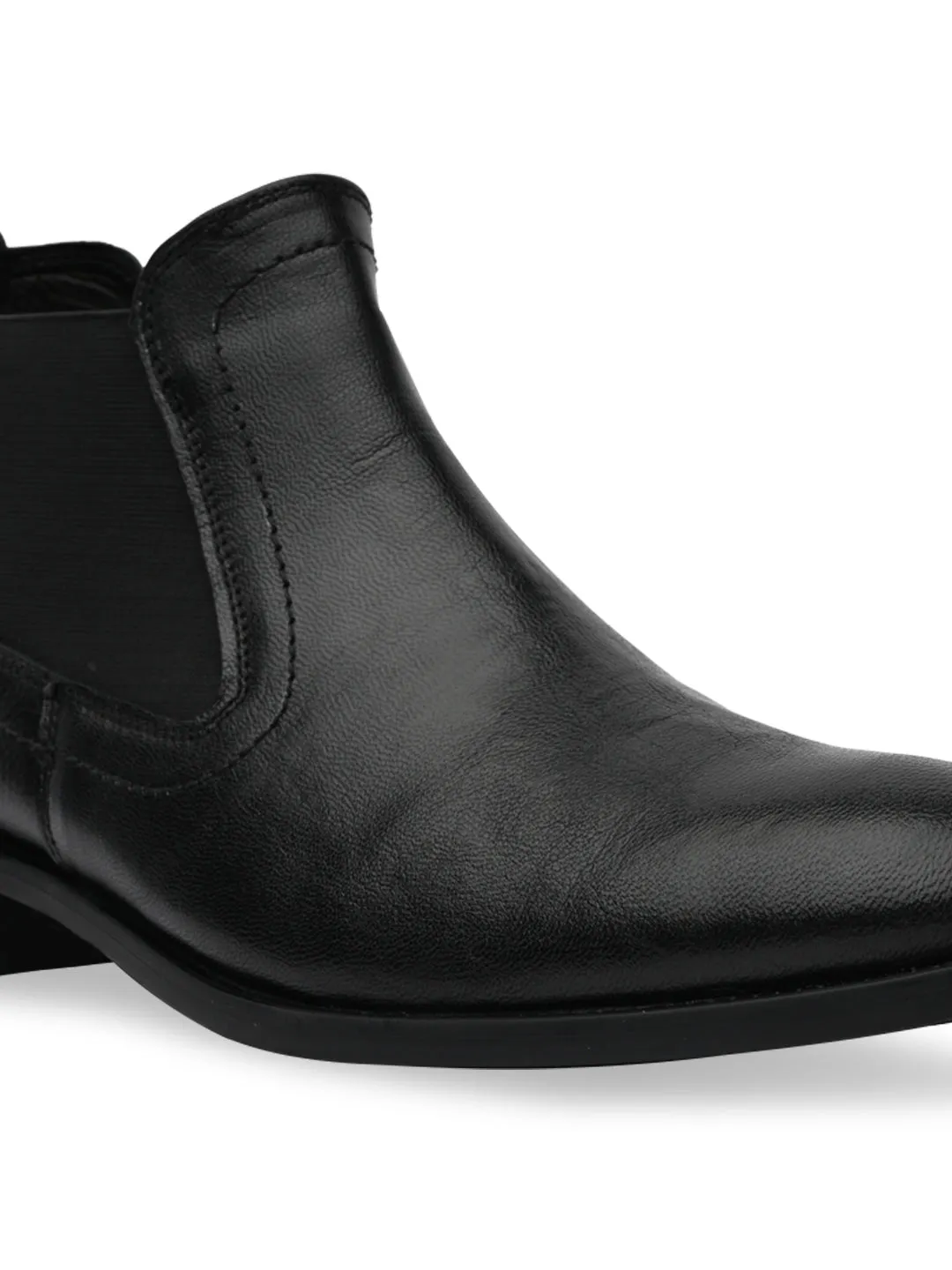 Regal Black Mens Chelsea Leather Boots