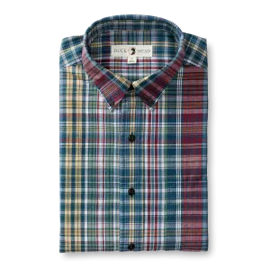 Reid Plaid Cotton Slub Sport Shirt