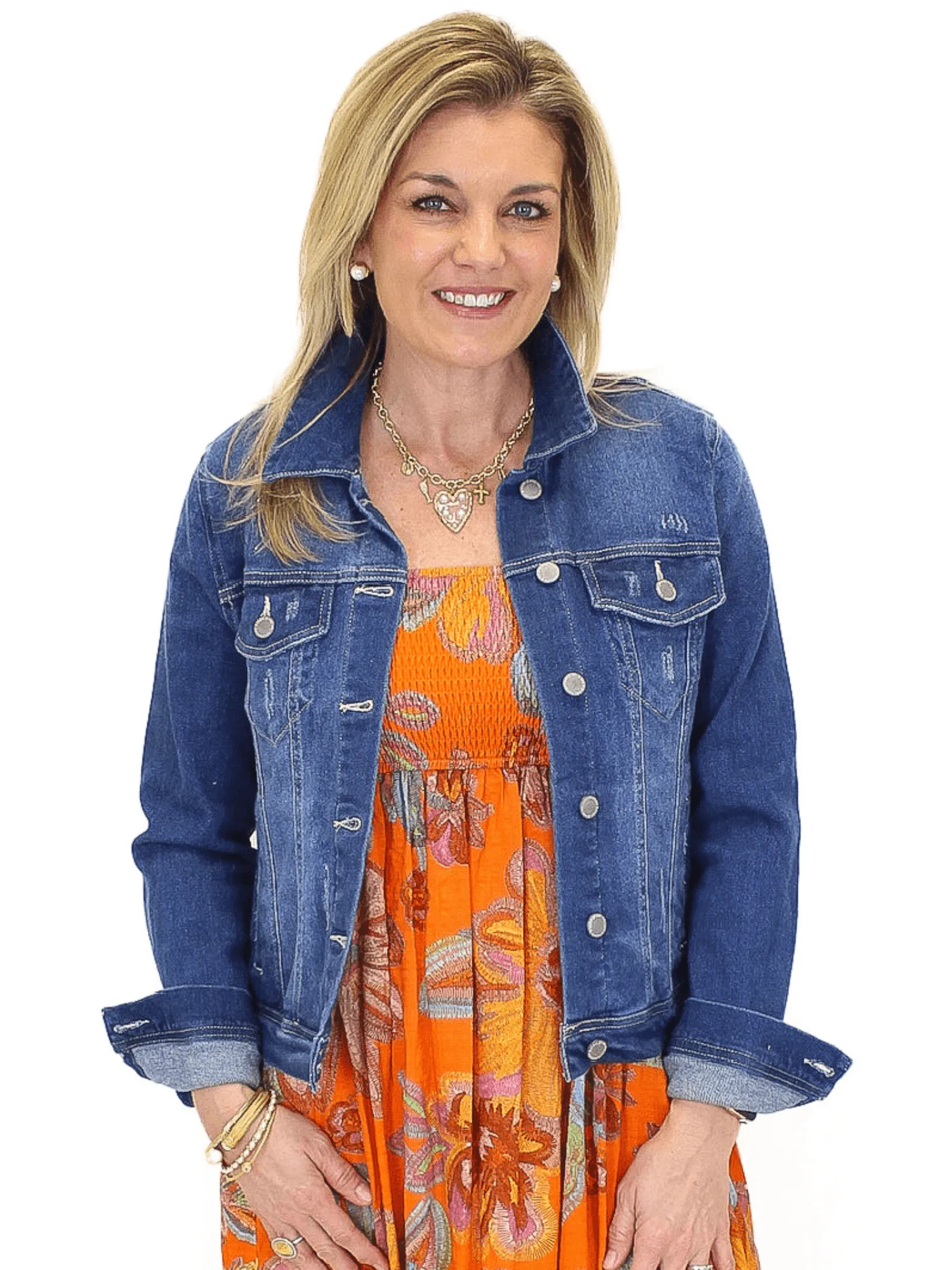 Risen Vintage Washed Denim Jacket