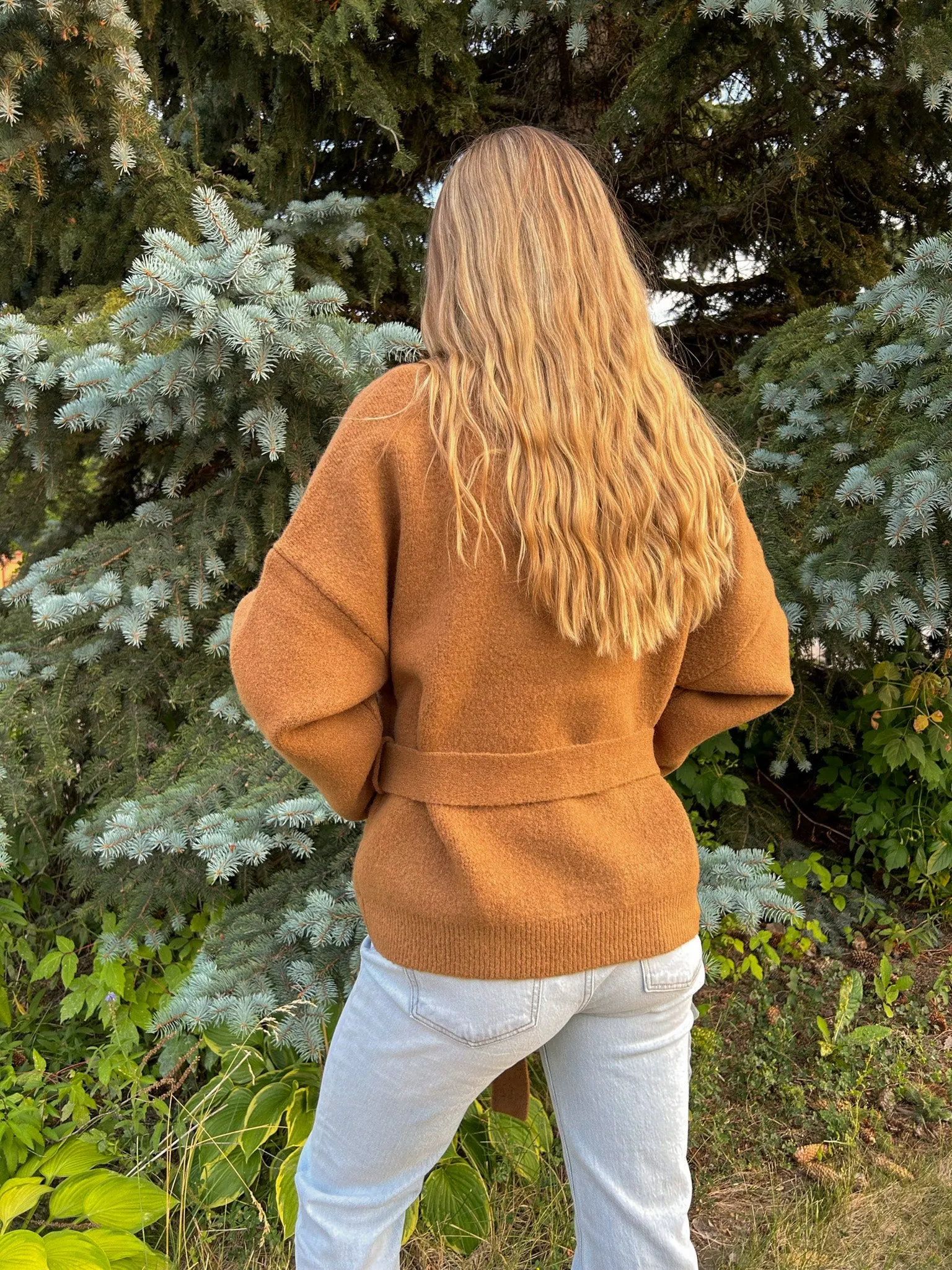 Sedona Shawl Collar Coatigan With Belt | Coffee