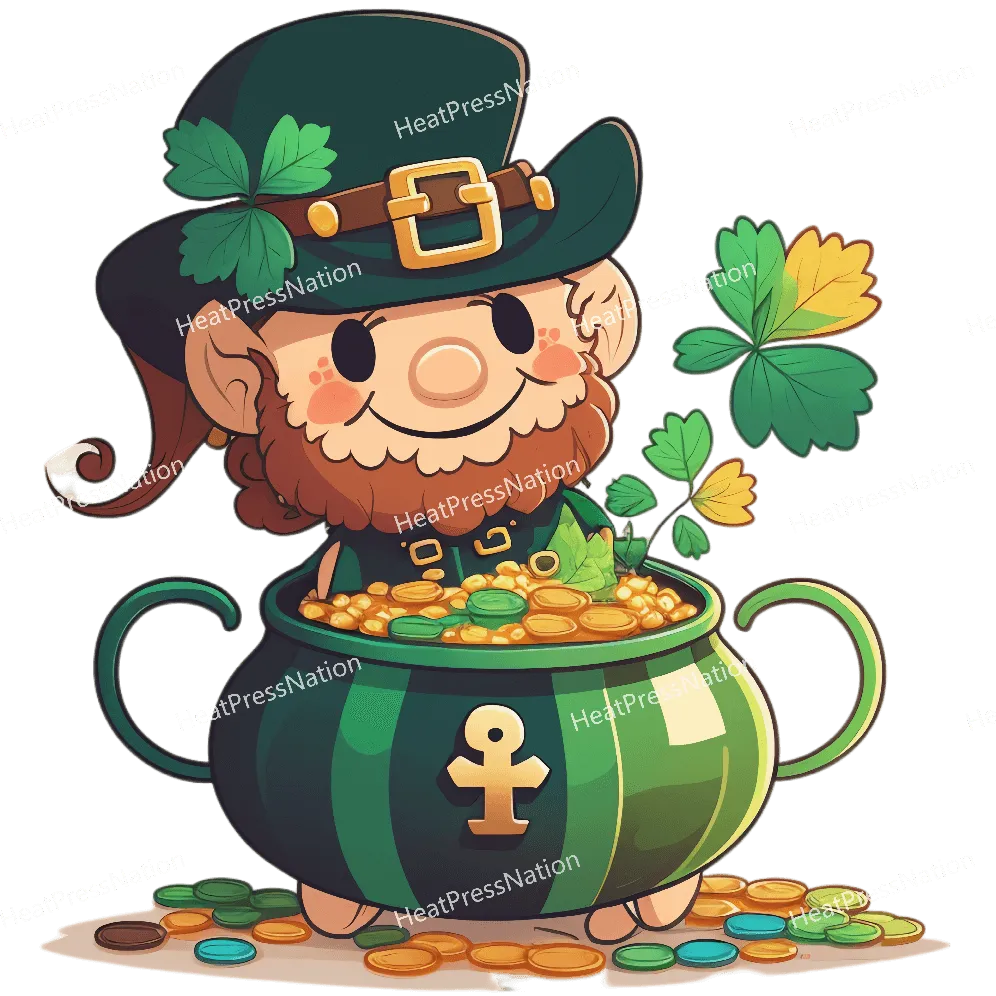 Smiling Pot of Gold Design