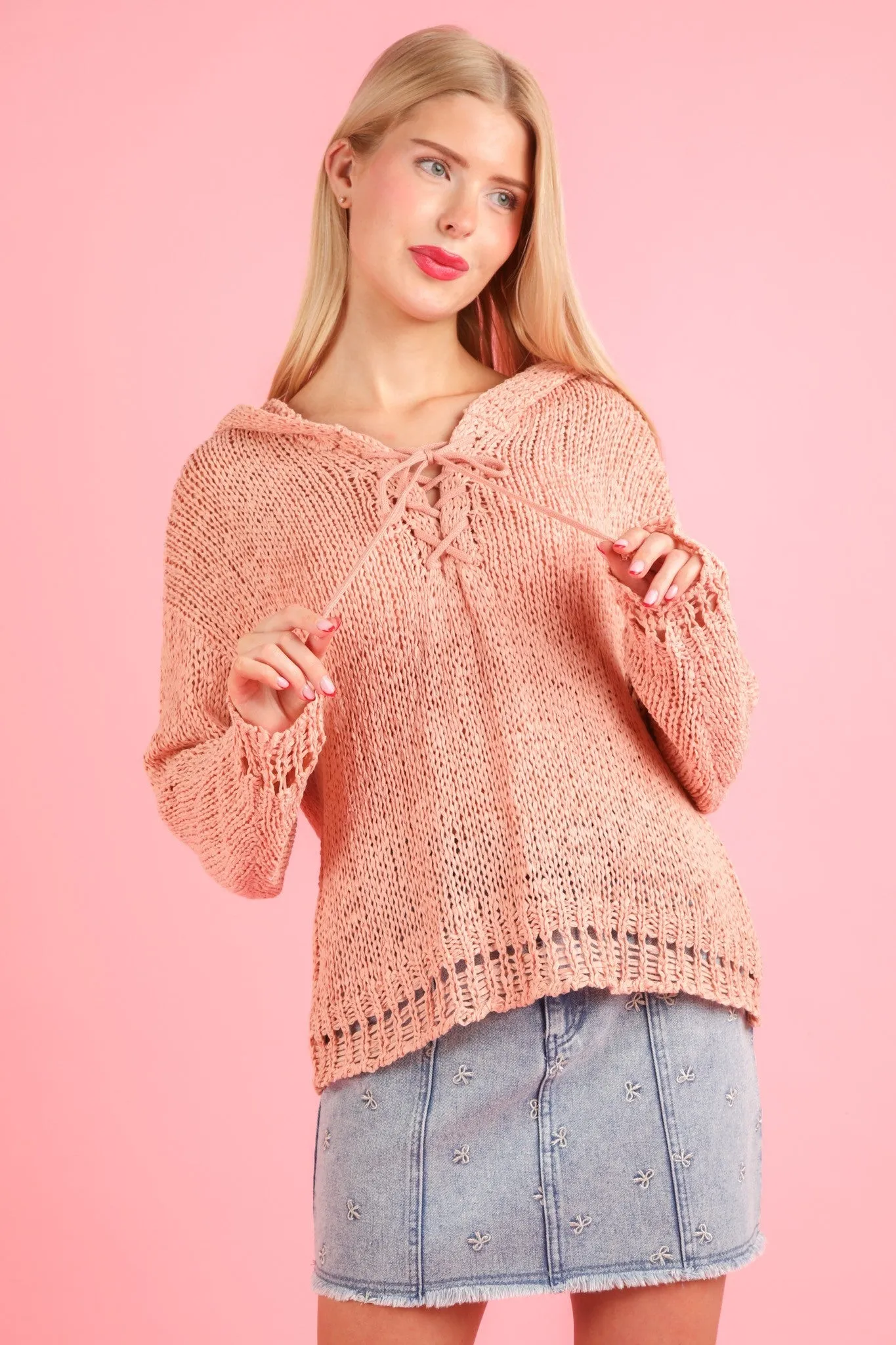 Summer Knit Hoodies - 2 Colors!