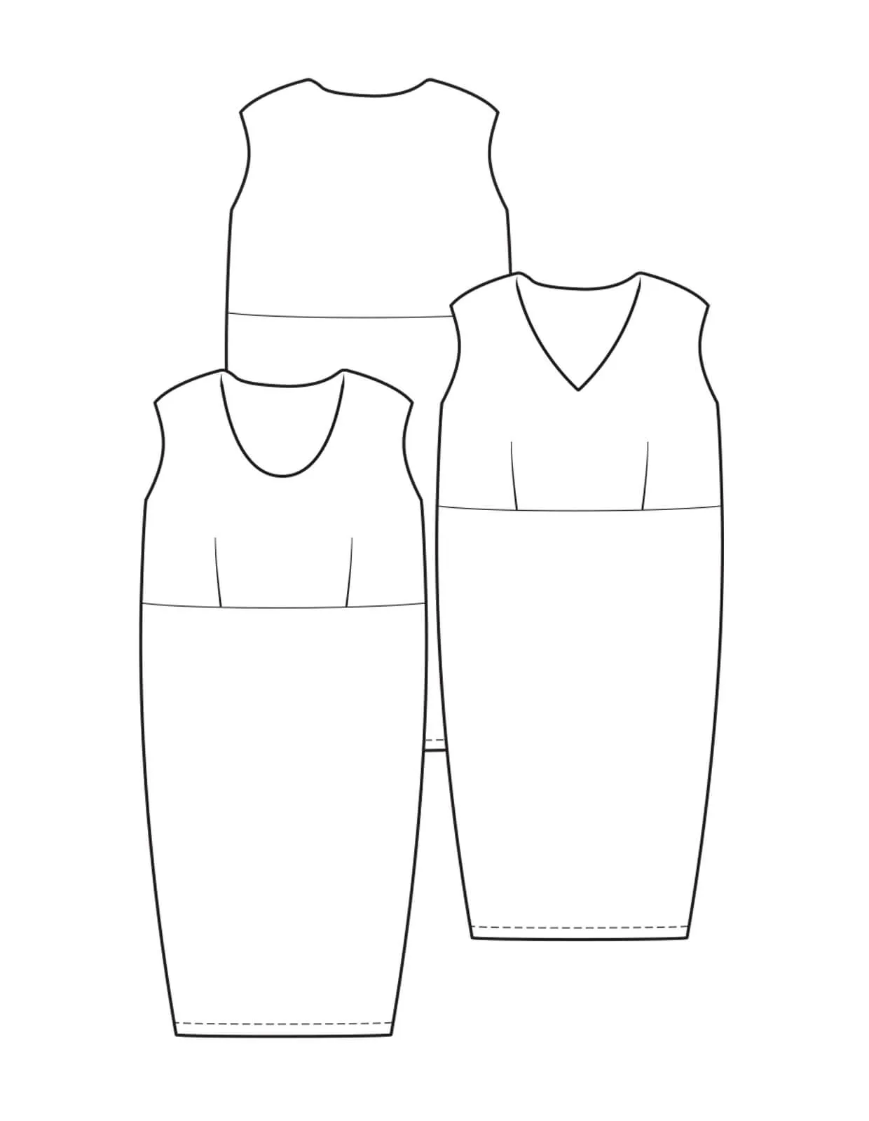 The Slip Dress - PDF Pattern - The Makers Atelier