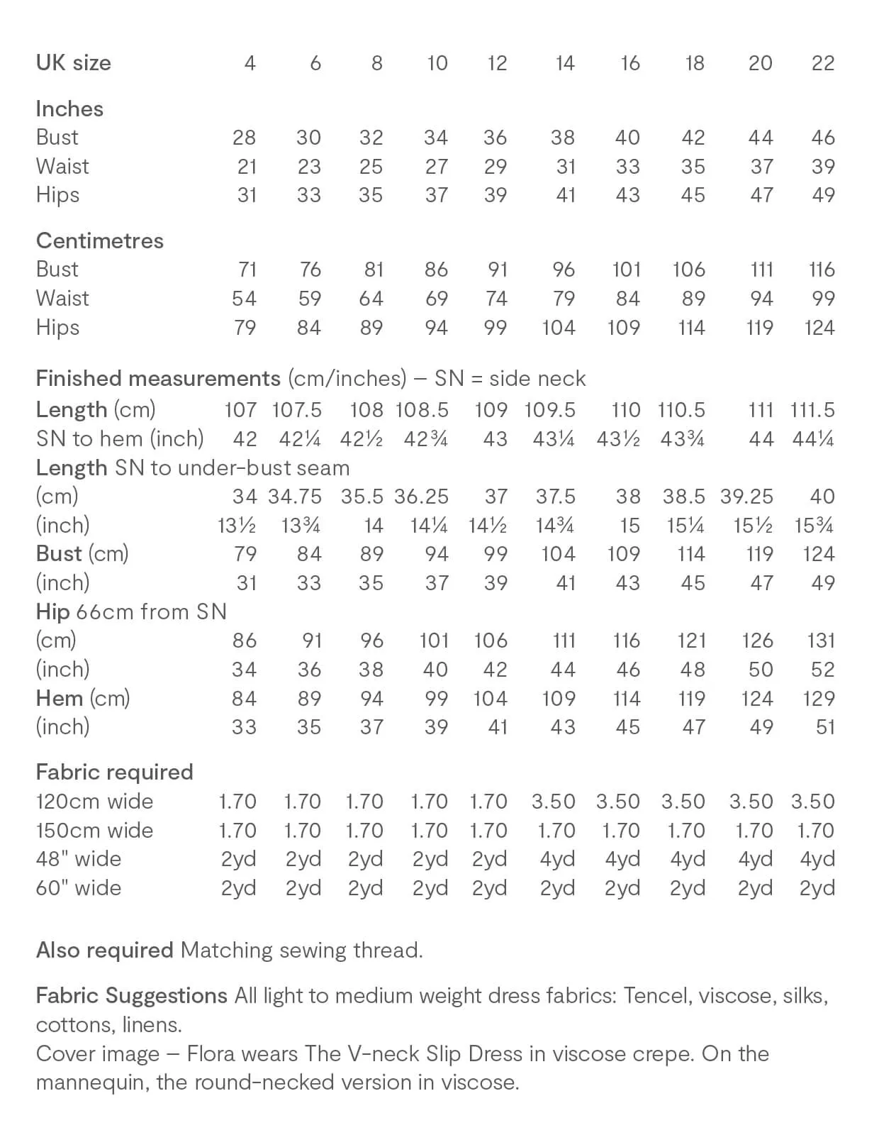 The Slip Dress - PDF Pattern - The Makers Atelier