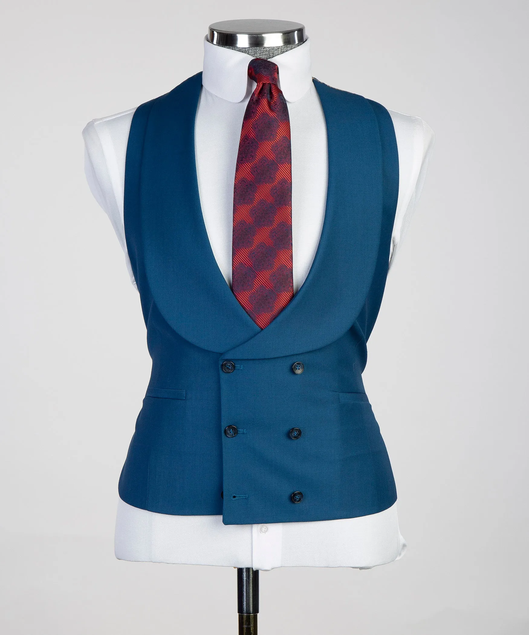 Three Piece Navy Blue Suit