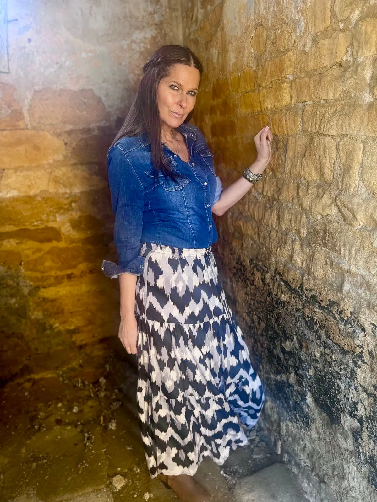 Tillie Printed Maxi Skirt