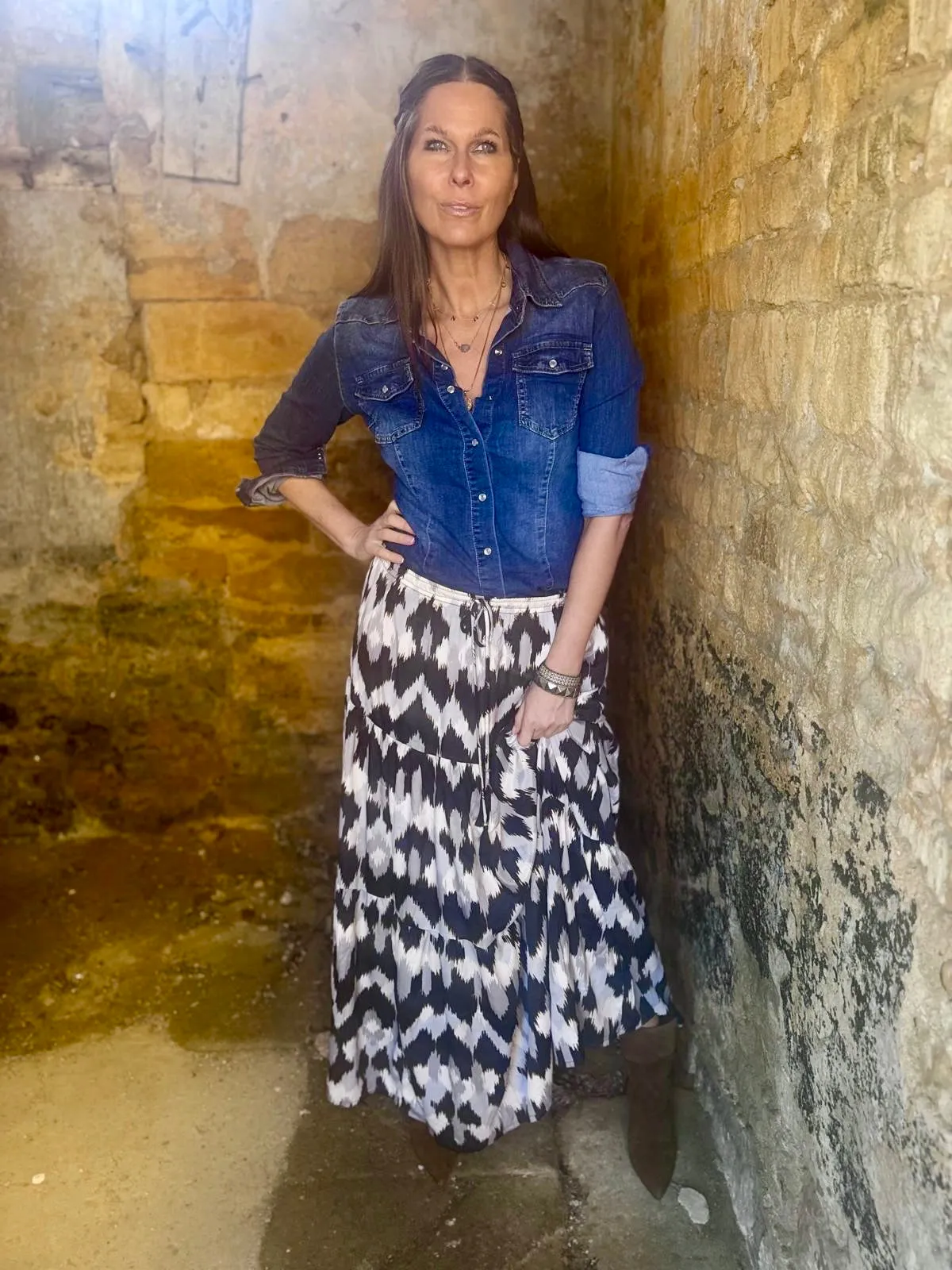 Tillie Printed Maxi Skirt