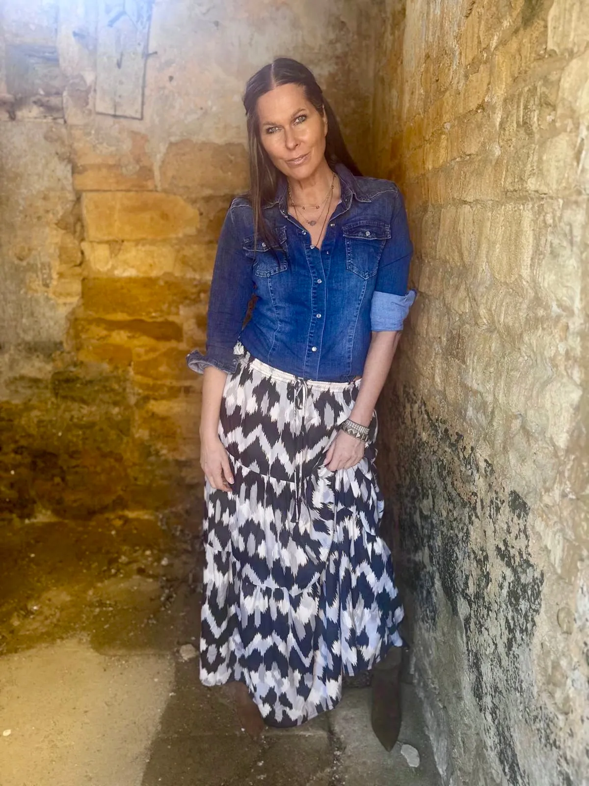 Tillie Printed Maxi Skirt