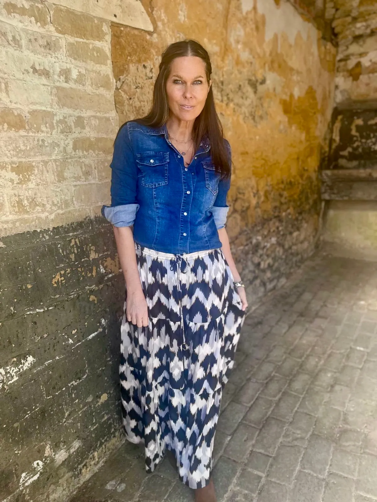 Tillie Printed Maxi Skirt
