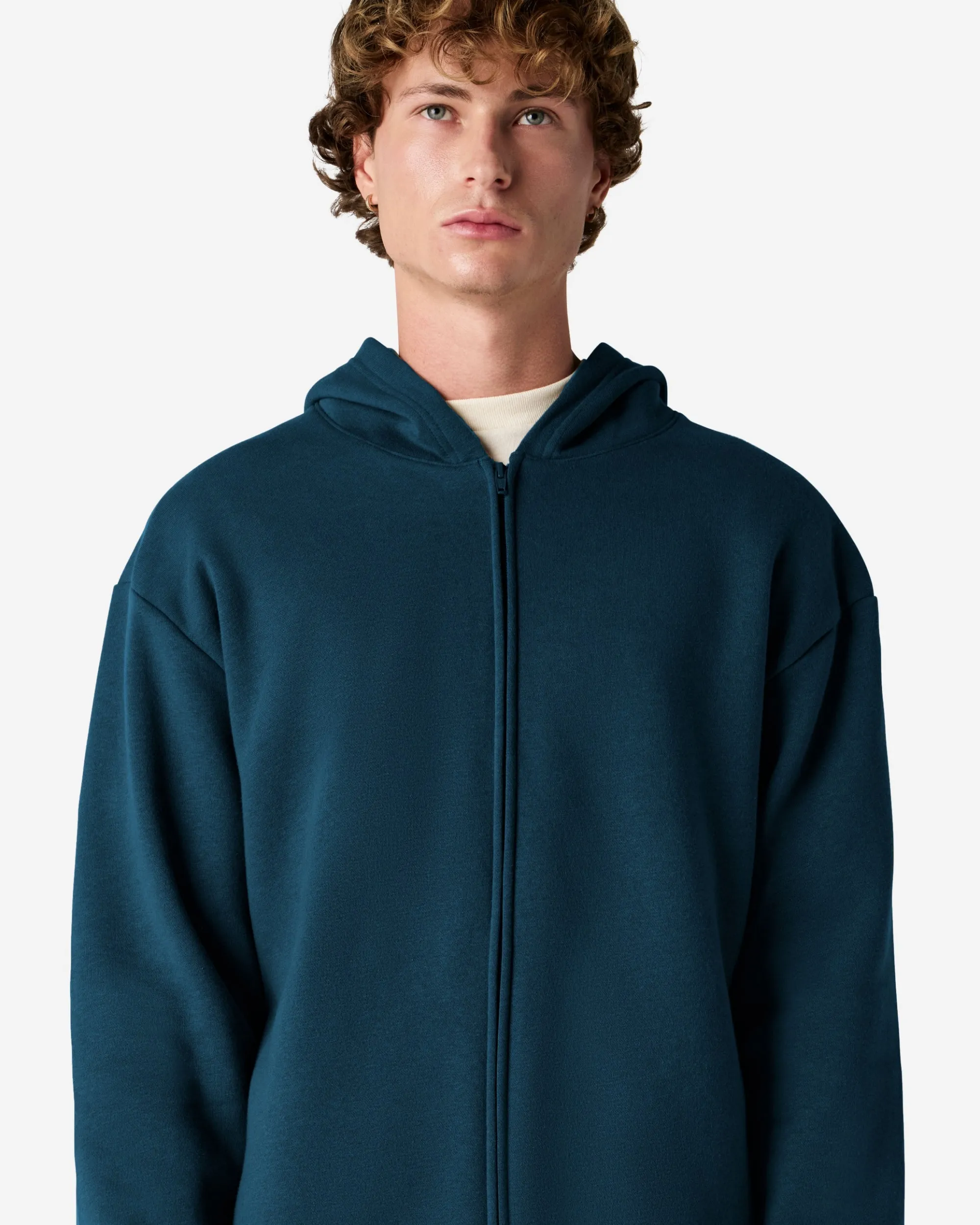 Unisex Fleece Zip-Up Hoodie