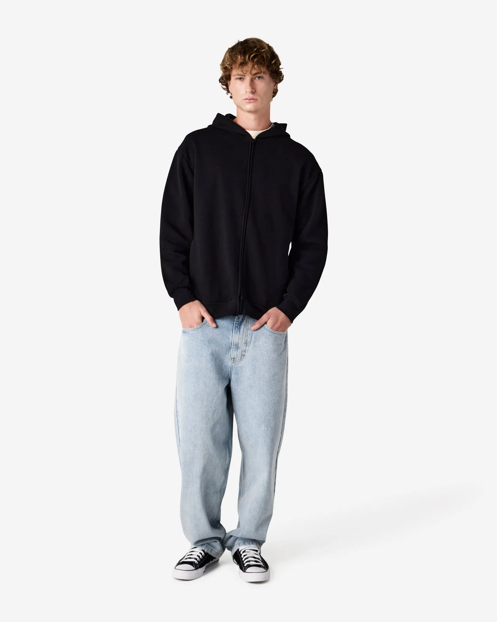 Unisex Fleece Zip-Up Hoodie