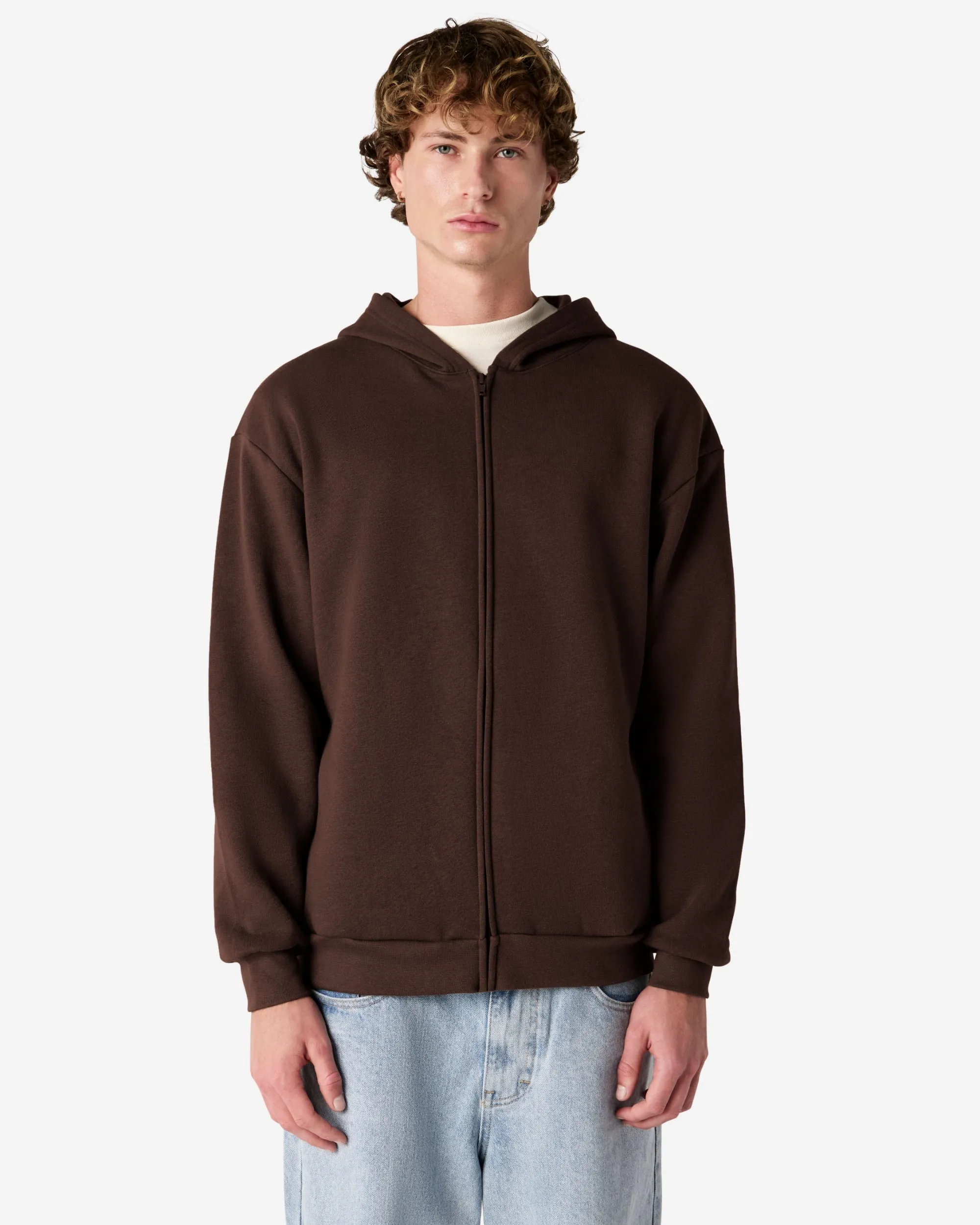 Unisex Fleece Zip-Up Hoodie