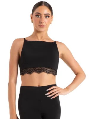Whispering Waves Ocean Breeze Bra Crop Top