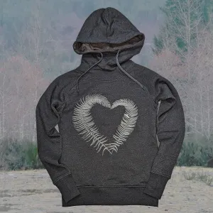 Women's Fern Heart Scuba Hoodie