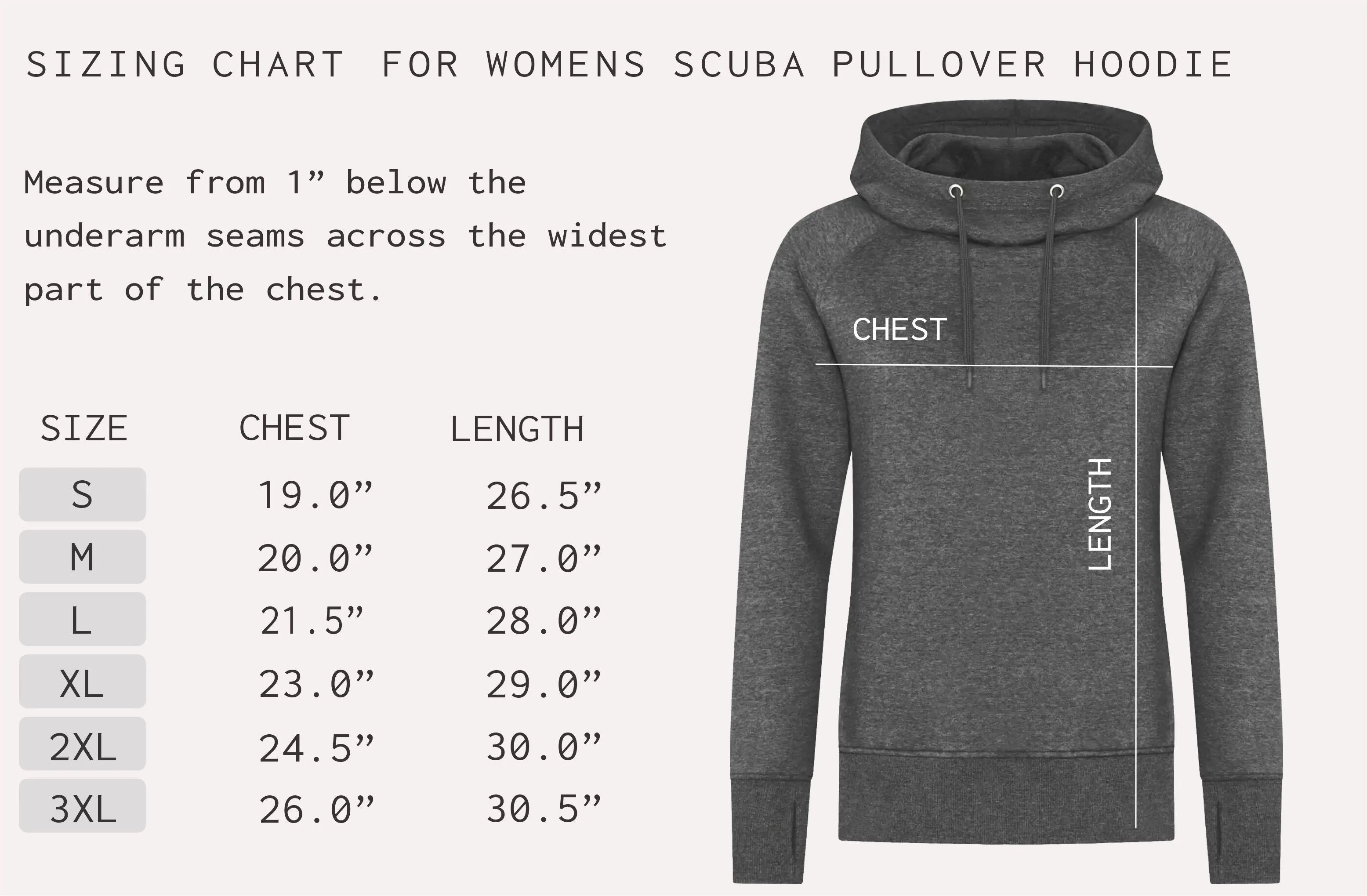 Women's Fern Heart Scuba Hoodie