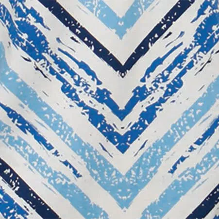Women's Short-Sleeve Denim Refresh Print Top 496C
