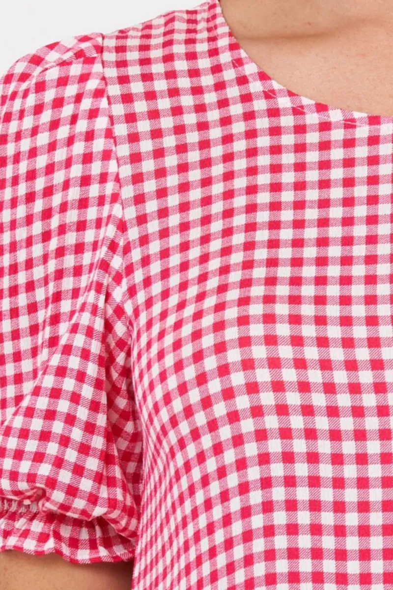 Worthier - Southside Gingham Dress Pink
