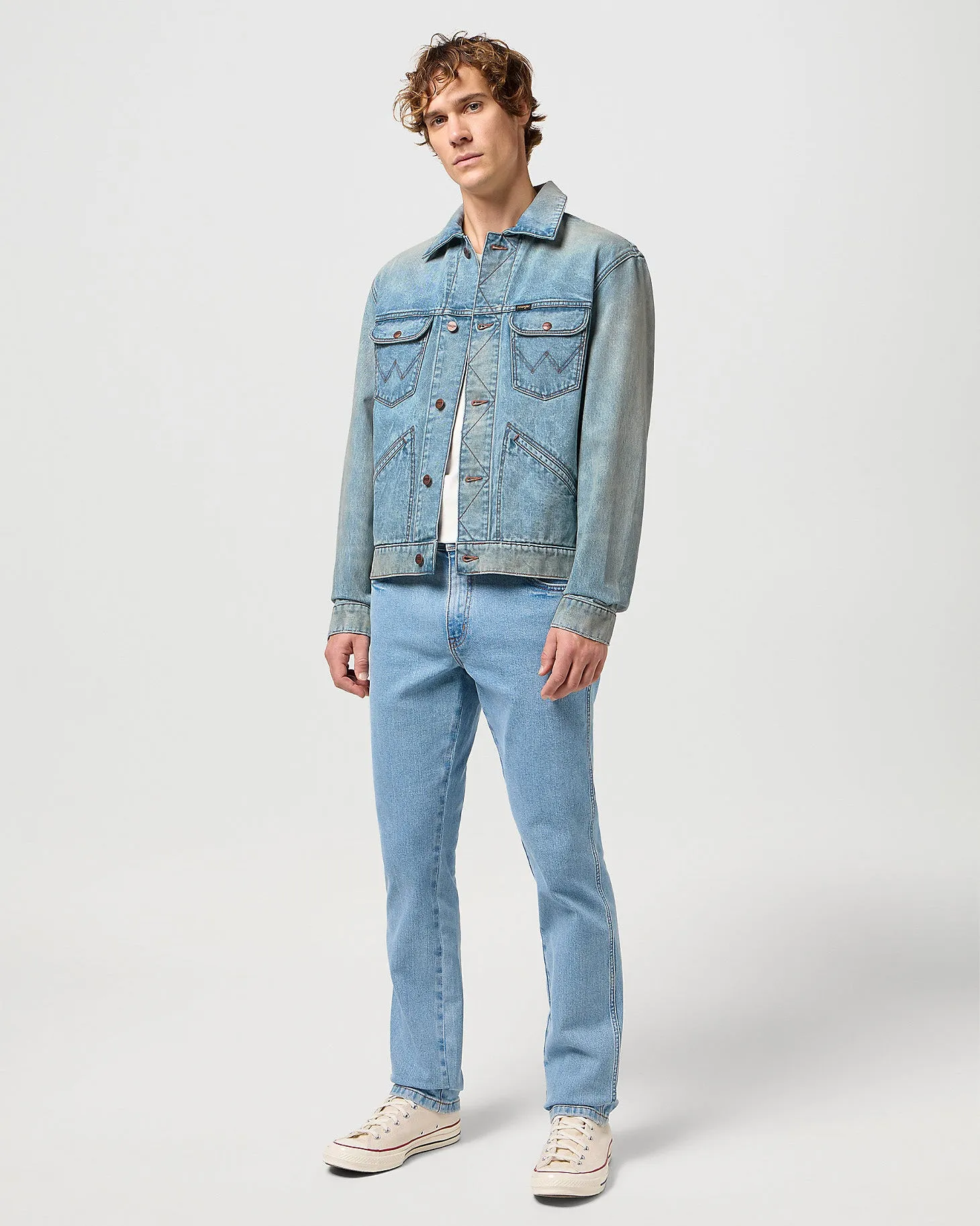 Wrangler Icons 124MJ Western Denim Jacket - Rattle Snake