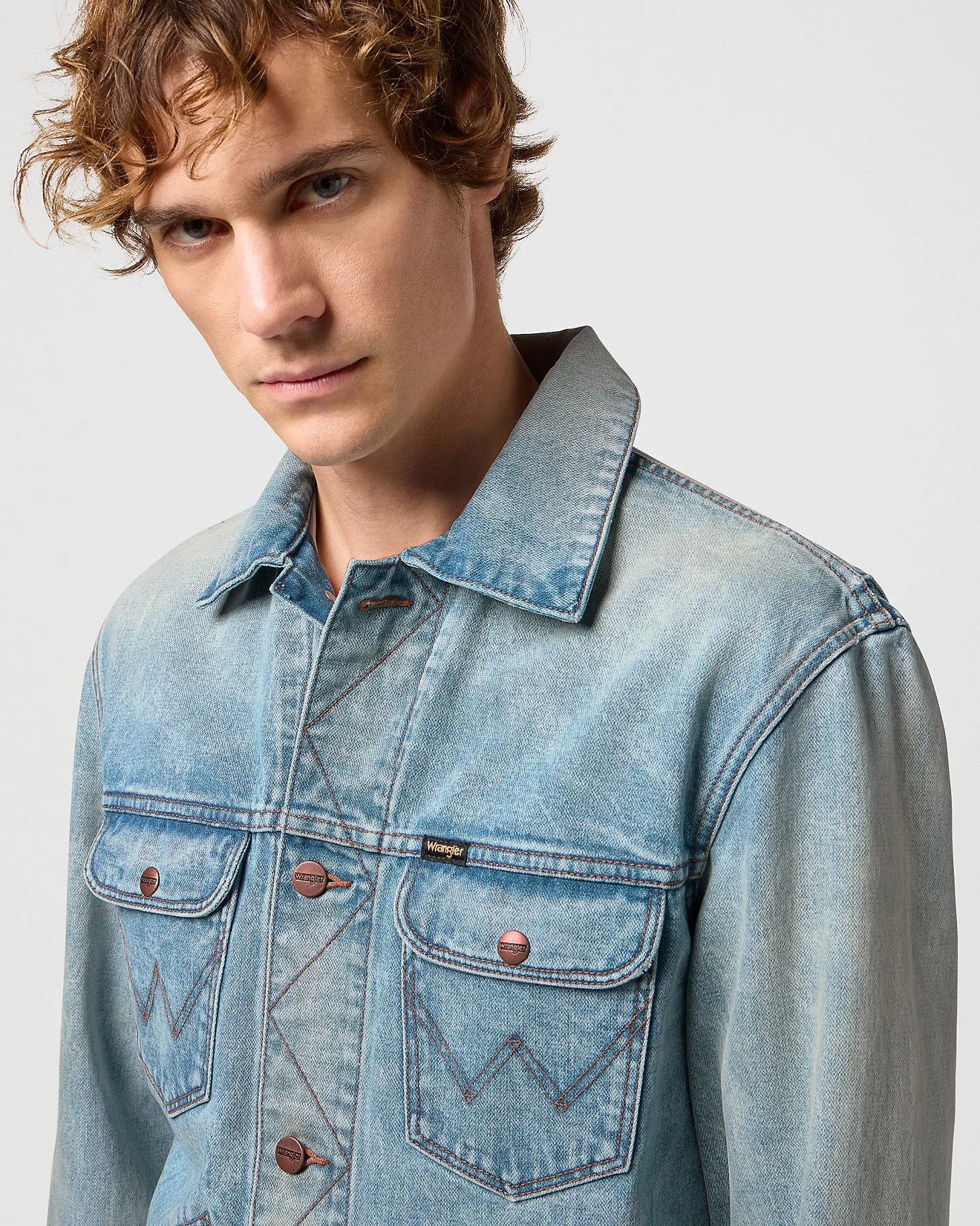 Wrangler Icons 124MJ Western Denim Jacket - Rattle Snake