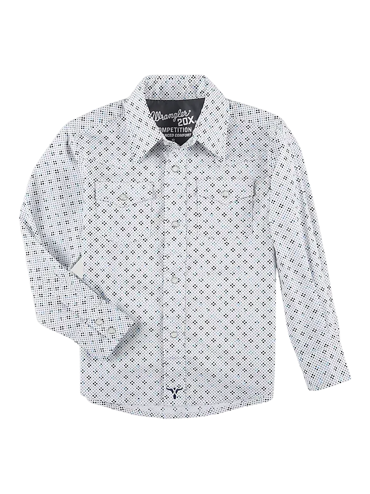 Wrangler Kid's Advange Comfort Western Snap Shirt