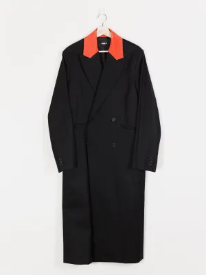 Yang Li SS17 Painted Collar Double-Breasted Long Coat